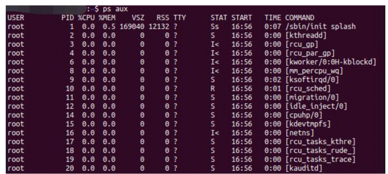 云服務器在Linux中CPU和內存使用前10的進程