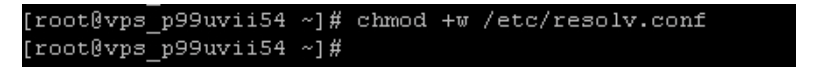 云服務器修改DNS配置文件resolv.conf權限Operation not permitted