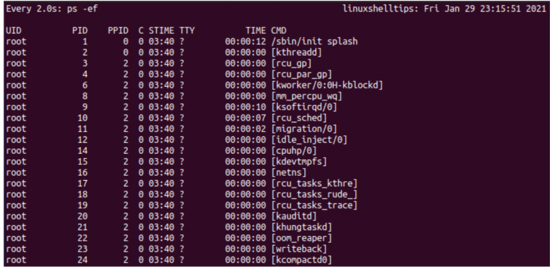 在Linux服務(wù)器中使用Watch定期運(yùn)行命令？